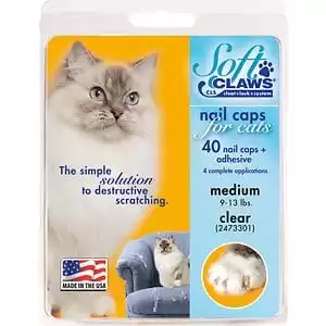 Soft Claws Cat Nail Caps, 40 count