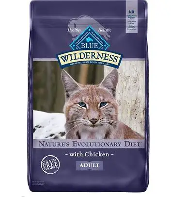 BLUE BUFFALO Wilderness Chicken Recipe Grain-Free Dry Cat Food