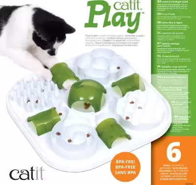 Catit Play Cat Treat Puzzle, Interactive Cat Toy