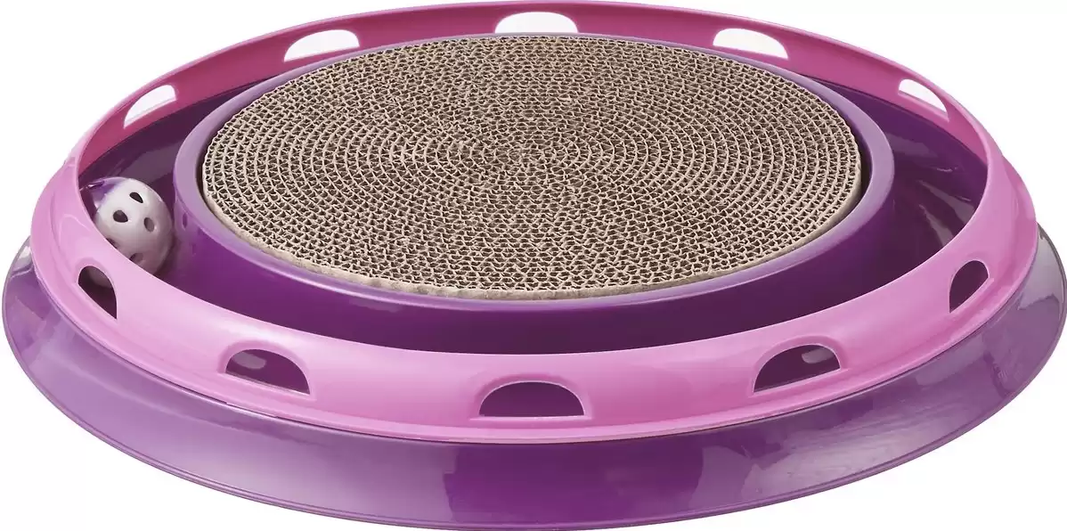 Frisco Scratch & Roll Scratcher Cat Toy with Catnip